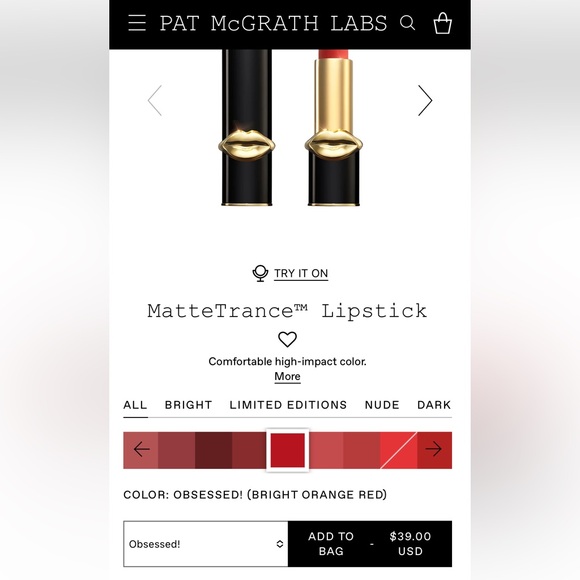 PAT McGRATH LABS | “Obsessed!” | MatteTrance Lipstick (Brand New!) ✨ - Picture 16 of 16